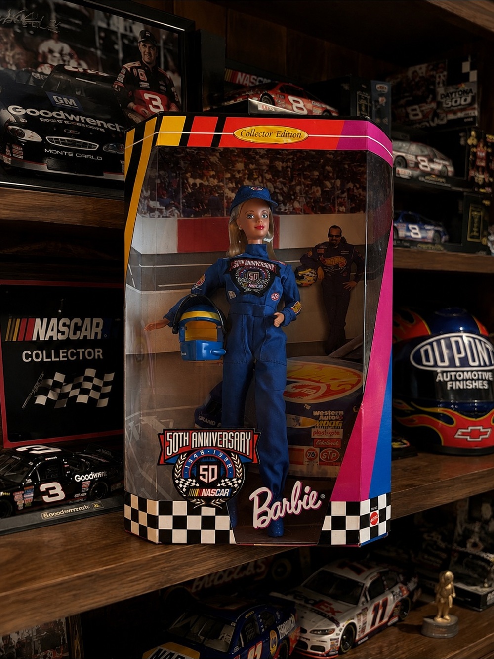 Barbie 1998 Mattel NASCAR 50th Anniversary Barbie Doll Collector Edition